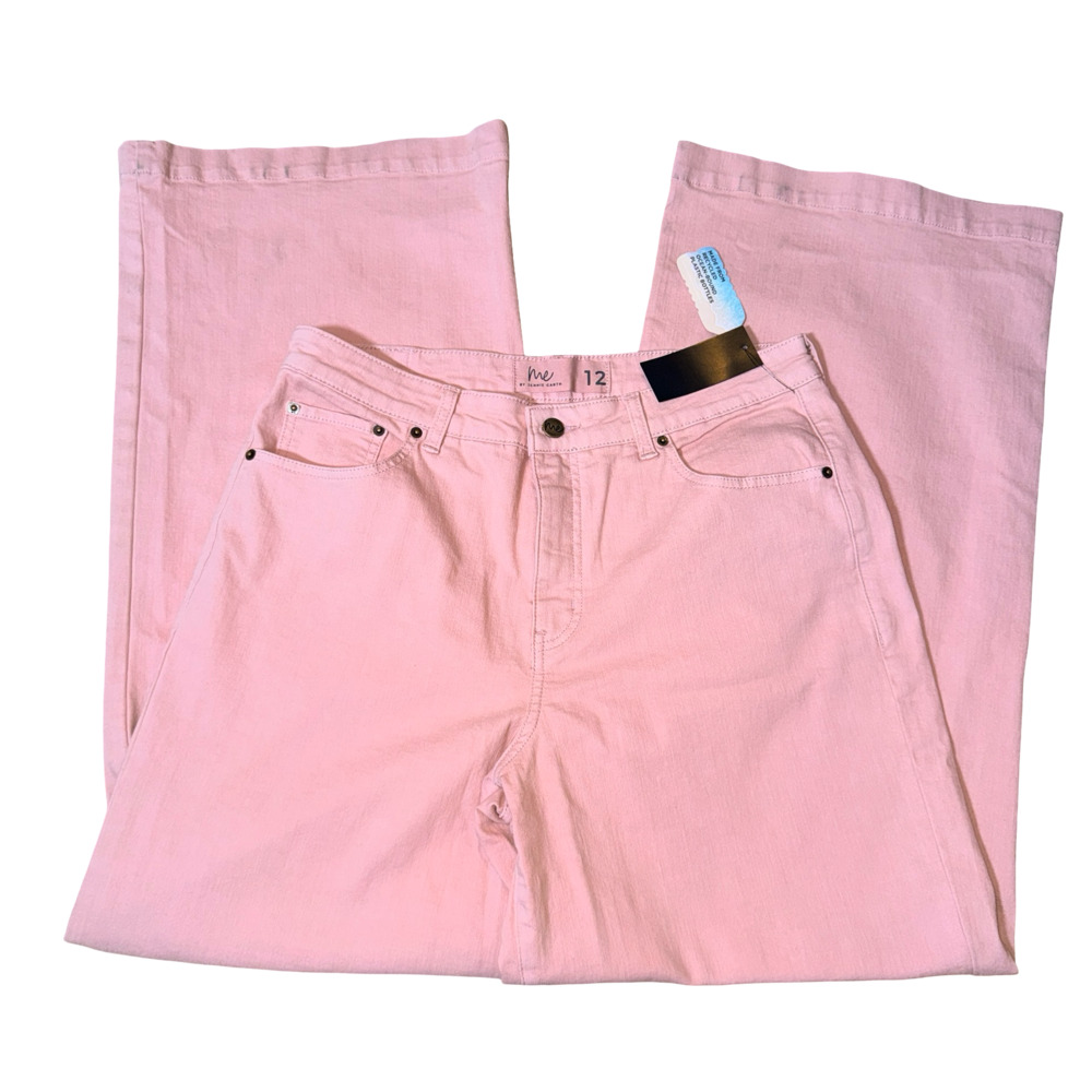 Me by Jennie Garth Jennifer Relaxed Fit Wide Leg Jeans Size 12 - Picture 2 of 7